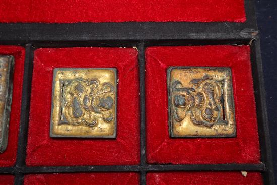 Boxed Chinese plaques